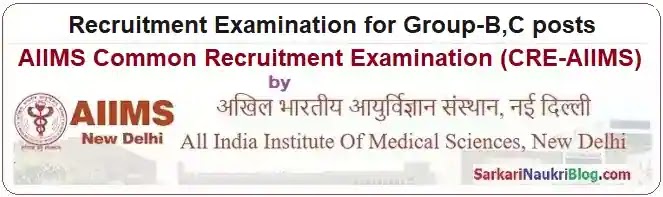 AIIMS Common Recruitment Examination CRE-AIIMS 2023