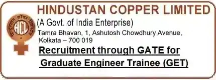 Hindustan Copper Engineer Trainee Vacancy Recruitment